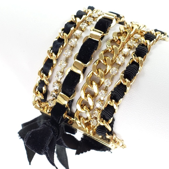 Juicy Couture Jewelry - NWT! Juicy Couture Cuff Bracelet Multi Chain